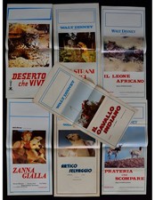 Affiches WALT DISNEY Documentaire Animaux Lion Cheval Afrique Prairie B379