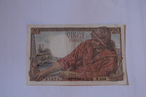 Billet france ancien 20 - billet,