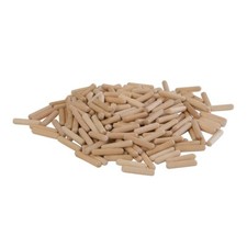 Chevilles cannelées en bois de bouleau 6x30mm x lot