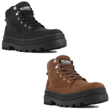 Palladium Hommes Pallatrooper Manchette 2.0 Imperméable + Bottes Cuir Bottines