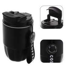  Tasse à café de voyage en acier inoxydable de 320 ml, tasse à café sous vide à