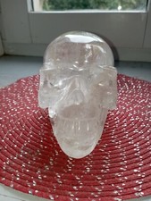 crâne de cristal en quartz rutile, il pèse 1.633kg, origine Pérou
