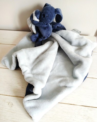 Nattou doudou couverture bleue - nattou,