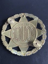 Plaque Moto où Auto . Police