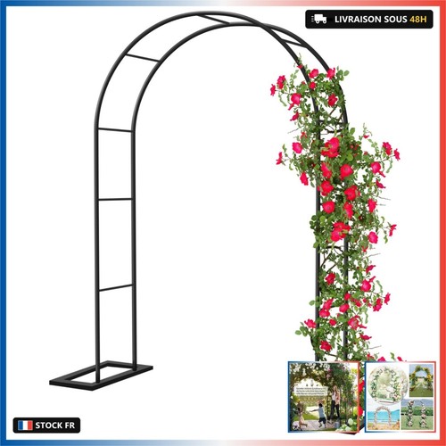 Arche jardin pour rosiers - jardin,