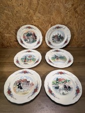 Lot 6 assiettes Sarreguemines