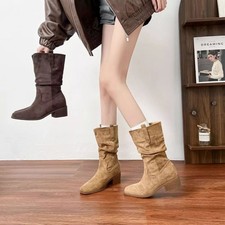 Bottes Femme Marron En Cuir
