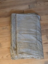 énorme coupon de tissu velours côtelé, kaki clair, ameublement vêtement, L : 6m