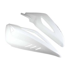 COQUE AR SCOOTER BCD XTREME + DOSSERET ADAPT. NITRO/AEROX ->2013 BLANC (KIT)