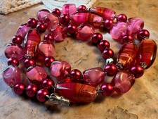 Collier ancien perles - , verre