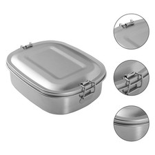  650 ML Lunch Box Metal Container Bac Alimentaire Inox Boîte À Bento
