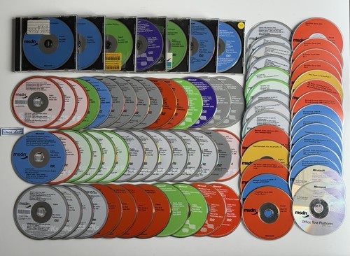 Lot dvd microsoft - lot, cd/dvd
