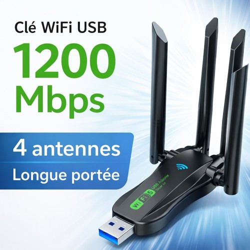 Clé wifi usb - clé,