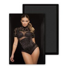 Clara Morgane 2-Magnet Personnalisé 54x78mm Photo Frigo