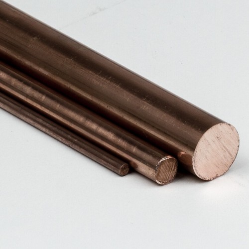 Barre ronde cuivre 8mm - cuivre, Ø