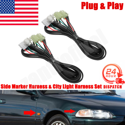 Pair jdm side marker - side,