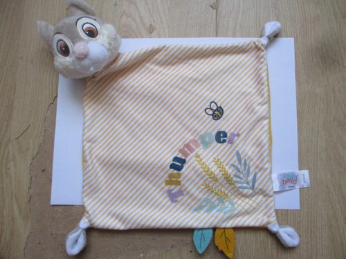 Doudou plat carré lapin - plat,