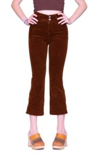 Corduroy Cropped Flares