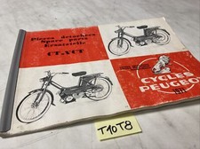 Peugeot cyclomoteur CT VCT catalogue pièces détachées 1971 parts list