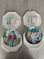 Assiettes Religieuse Pieuse Porcelaine Décorative Franklin Mint Numéroté 