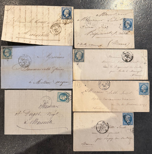 Lot 7 enveloppes - 🦬lot, de