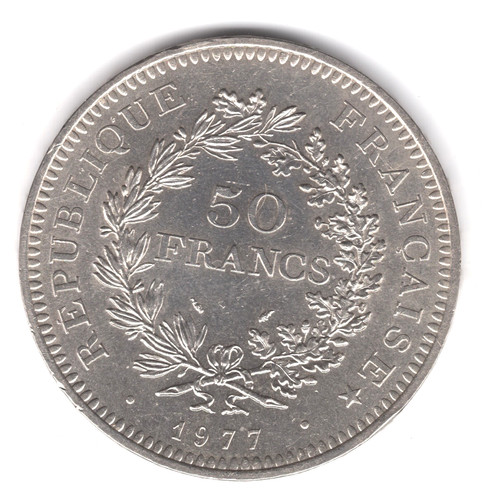 Francs hercule 1977 en - hercule,