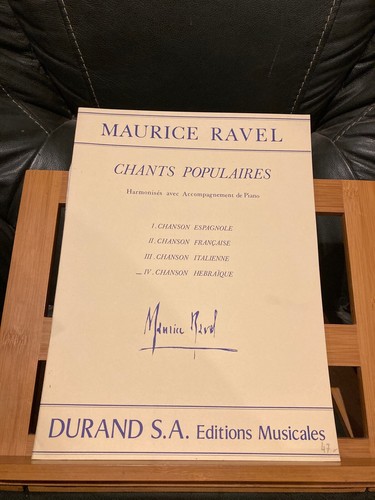 Maurice ravel chanson - ravel,