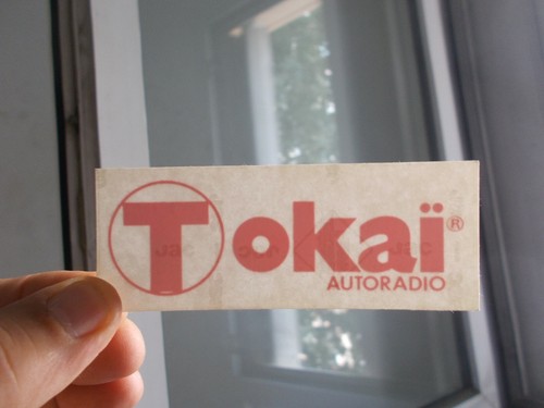 Autocollant autoradio tokaï - autoradio,