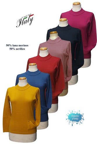 Pull femme demi cou - pull,