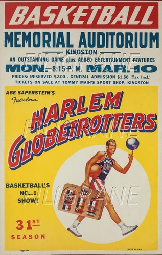 Harlem globetrotters basket - globetrotters,
