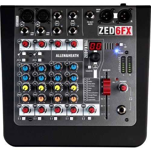 Allen and heath zed - zed-6fx, analog