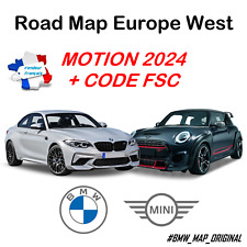 Mise à jour GPS Road Map BMW - MINI - Europe WEST MOTION 2024 avec code FSC