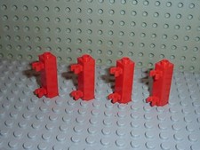 4x LEGO TRAIN Red Brick with