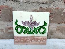 Carreau En Émail Floral Art