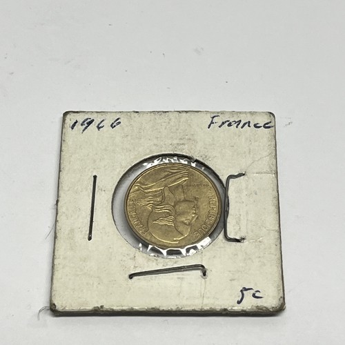 1966 france centimes coin - -,
