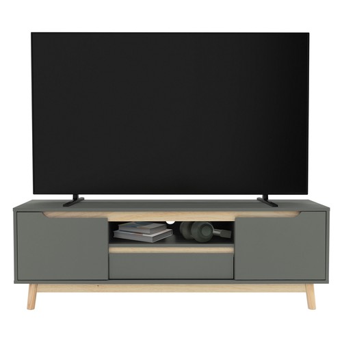 Armoire vert naturel 4 - armoire, tv
