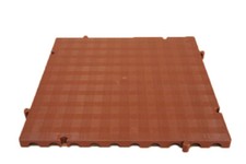 Dalle de plancher Plateforme amovible 50x50x2,5 cm. 4 unités. 1m2 Couleur marron