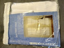 White living room curtains - 2