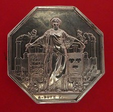 Médaille Louis Philippe CHEMIN de FER PARIS à ORLEANS 1838  argent