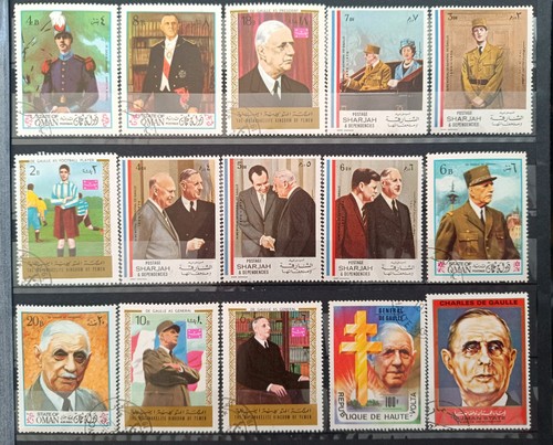 Lot timbres charles - timbres, de