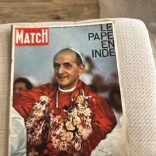 Paris Match N° 818 du 12/12/1964- le Pape Paul VI en Inde