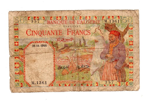 Algeria algerie billet - billet, 50