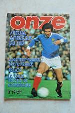 MAGAZINE ONZE N°19 (1977 FOOTBALL FRANCE TRESOR BECKEBAUER BRESIL ARGENTINE)