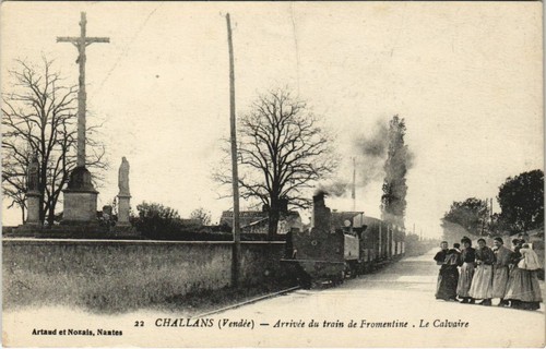 Cpa challans arrivée - challans,
