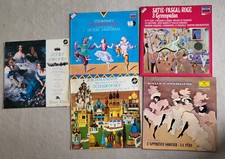 Lot 5 Disques Vinyle 33 T Tours LP Musique Classique