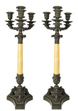 CHANDELIER Kaminuhr Empire