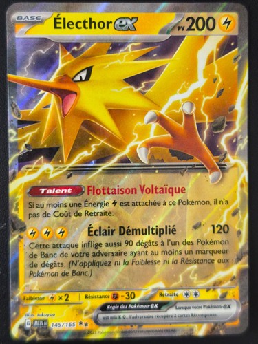 Carte pokemon electhor 145 - carte, 145/165