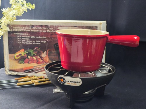 Creuset service fondue - le,