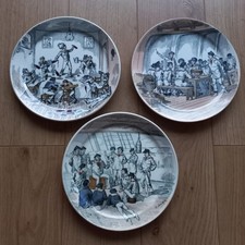 LOT 3 Assiettes faience Creil