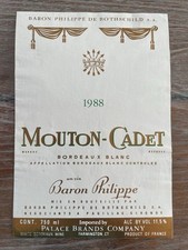 Étiquette Château Mouton